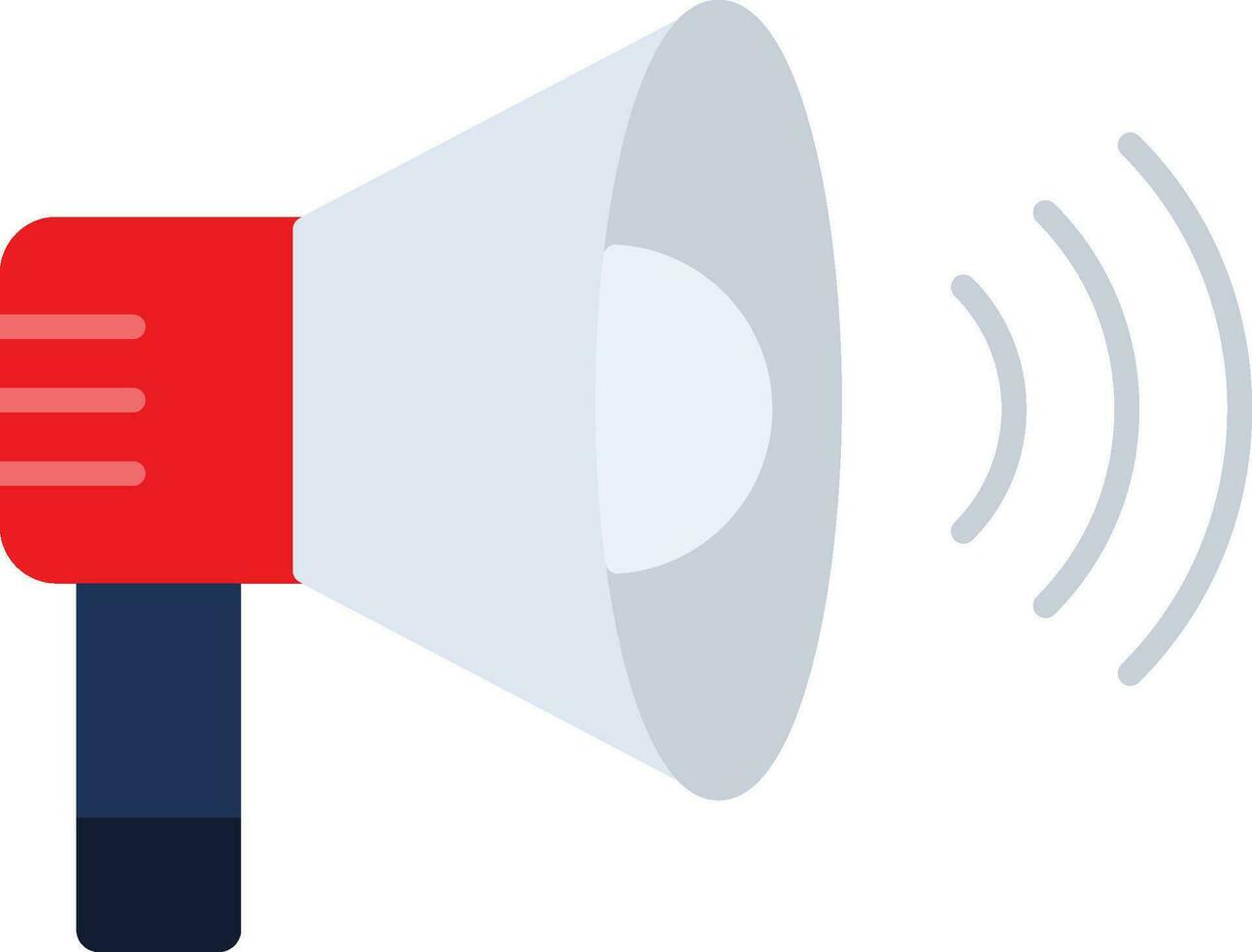 Loud Speaker Flat Icon vector