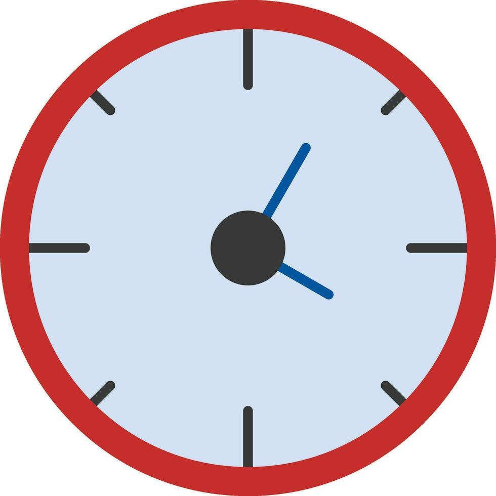 Clock Flat Icon vector