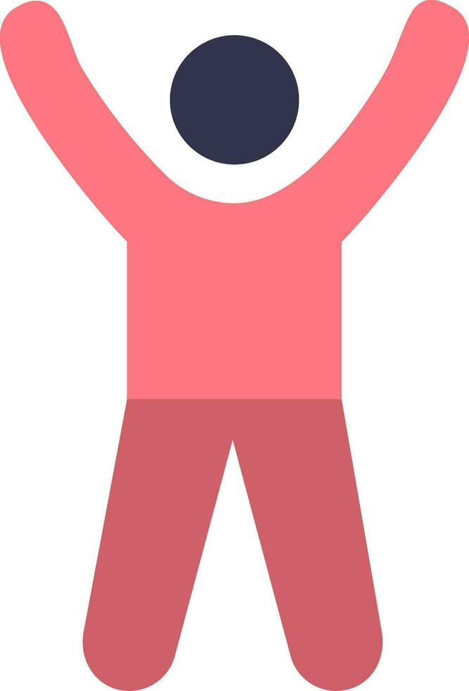 Cheer Up Flat Icon vector