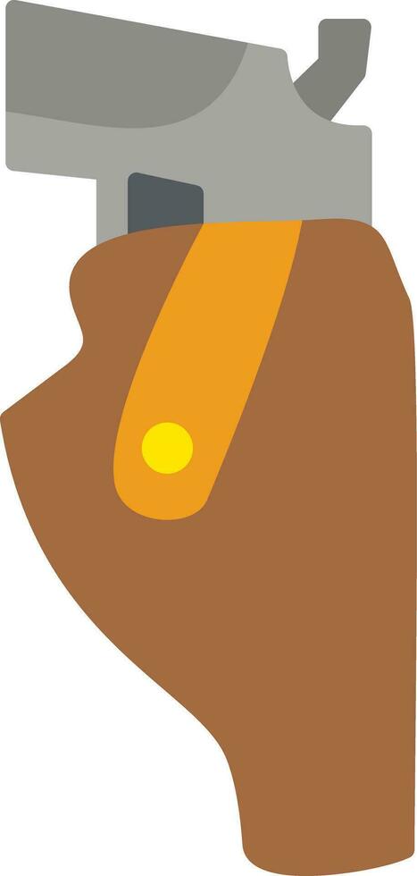 Pistol Holster Flat Icon vector