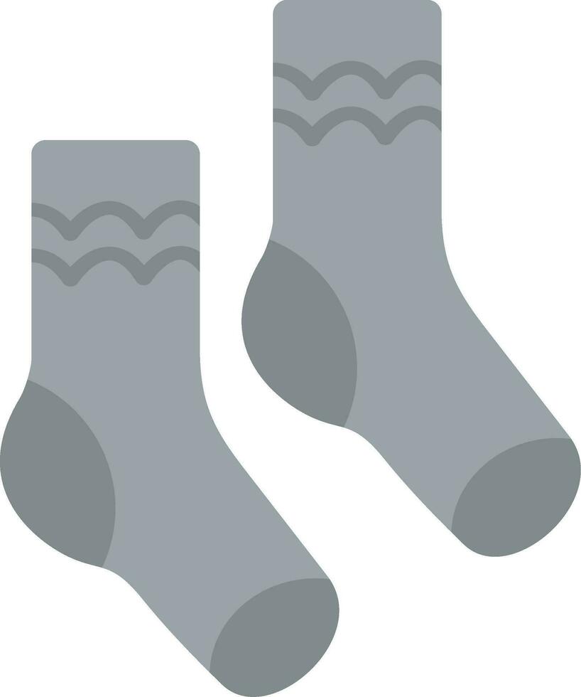 Pair of Socks Flat Icon vector