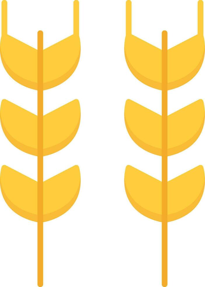 Wheat Flat Icon vector