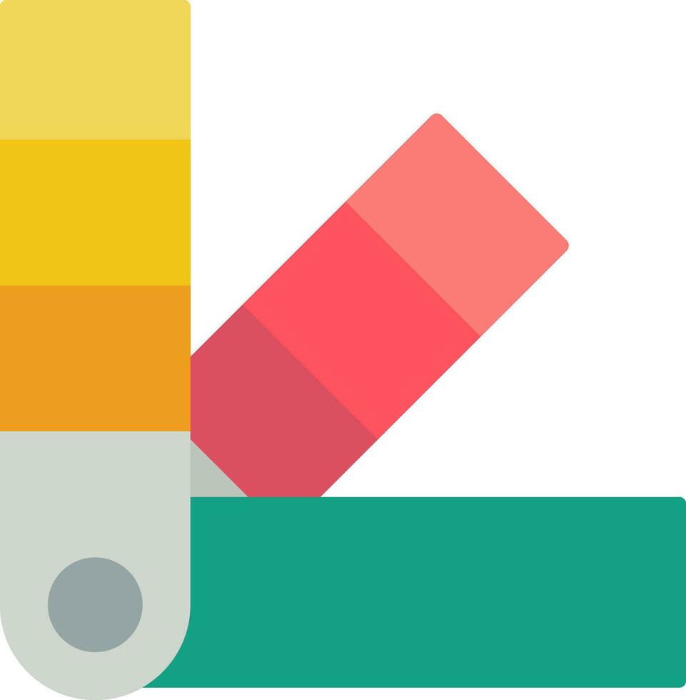 Color Swatch Flat Icon vector