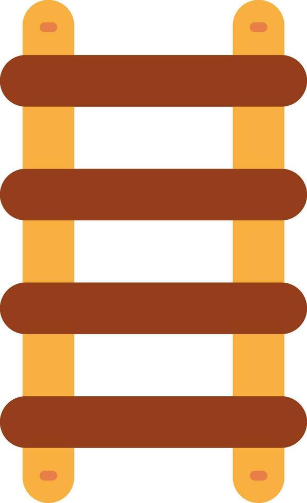 Stepladder Flat Icon vector