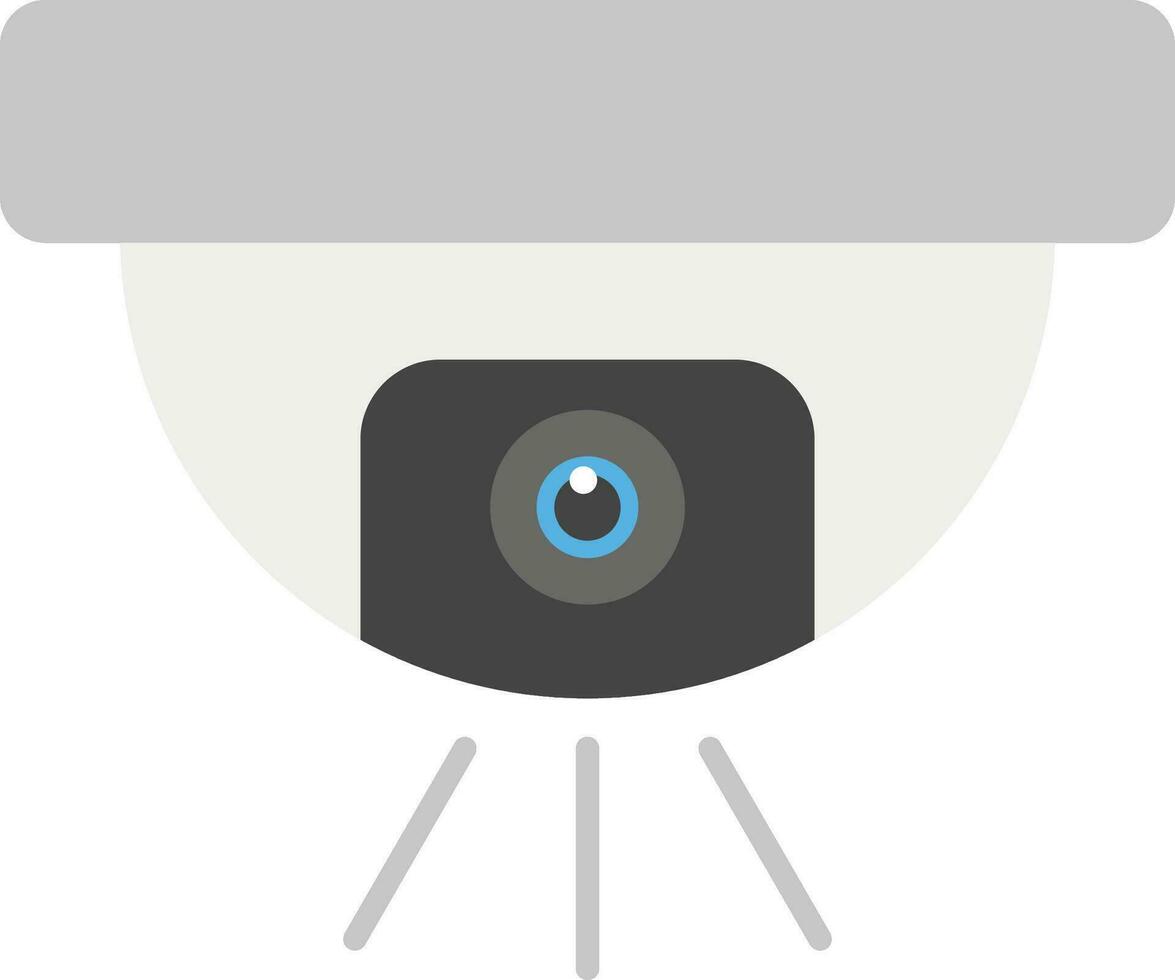 icono plano de monitoreo vector