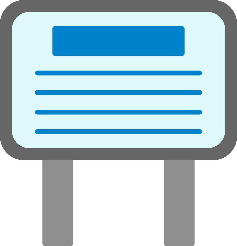 BillBoard Flat Icon vector