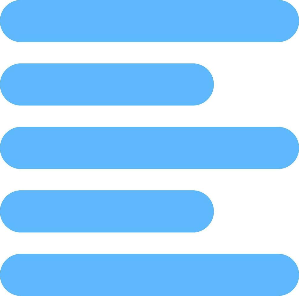 Horizontal Left Align Flat Icon vector
