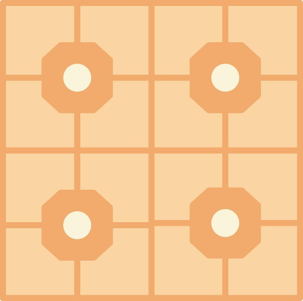 Floor Tiles Flat Icon vector