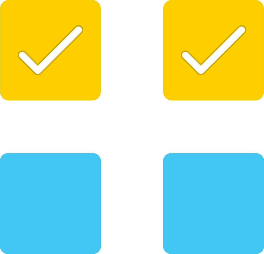 Check Box Flat Icon vector