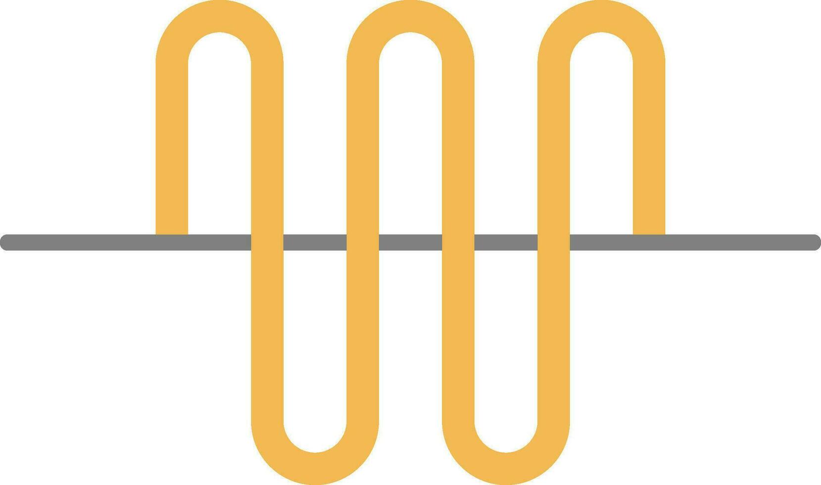 Audio Wave Flat Icon vector