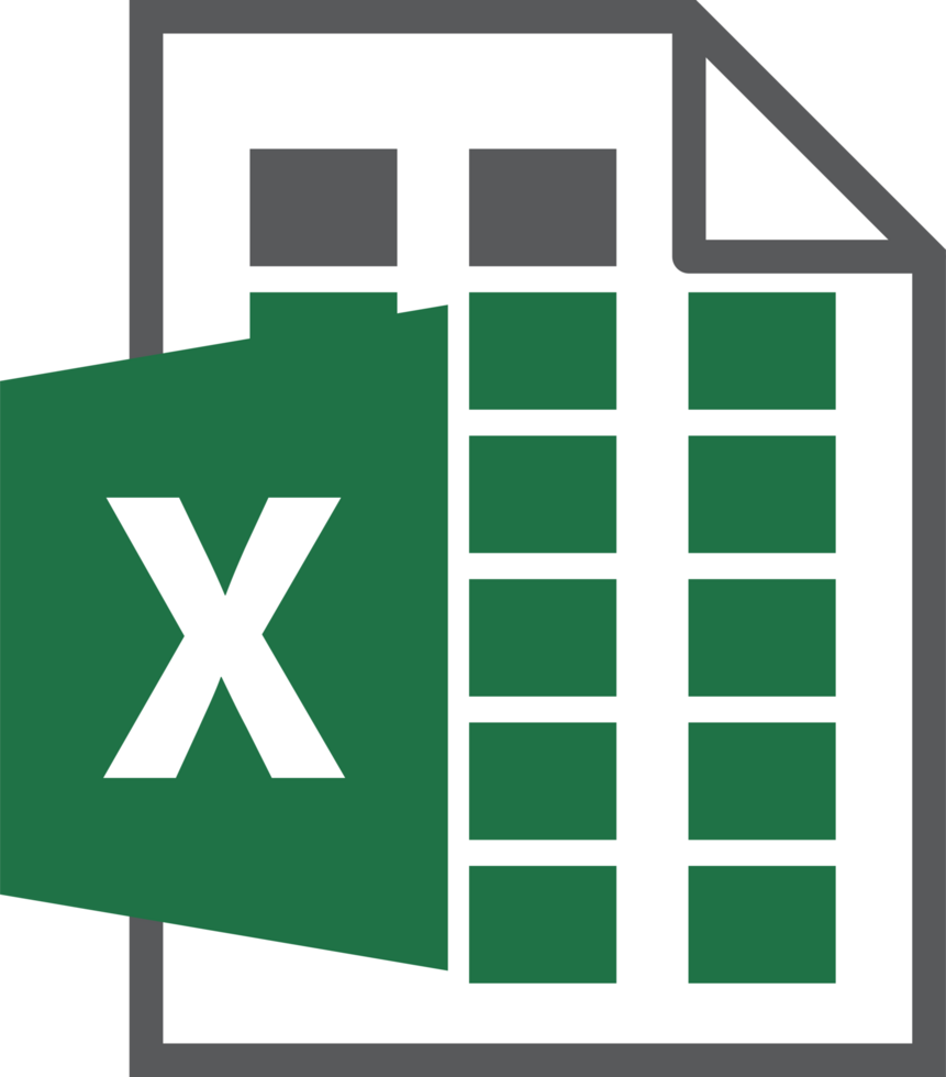 Fröken excel kontor fil ikon png