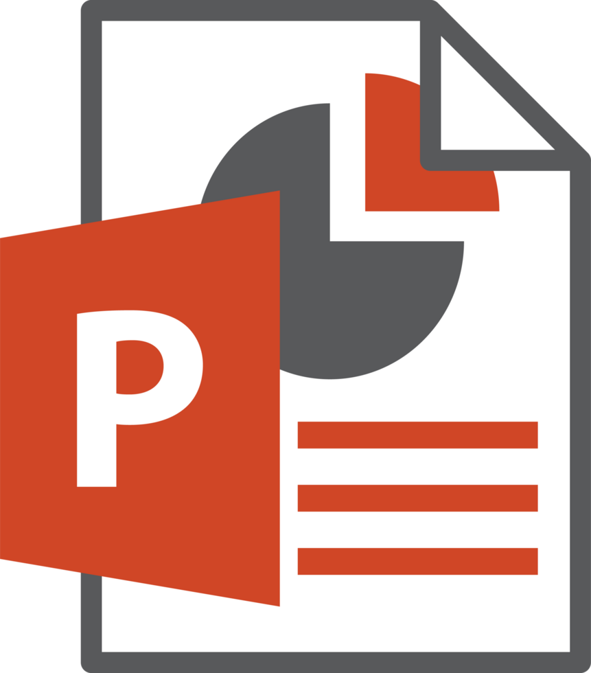 ms power point office file icon png