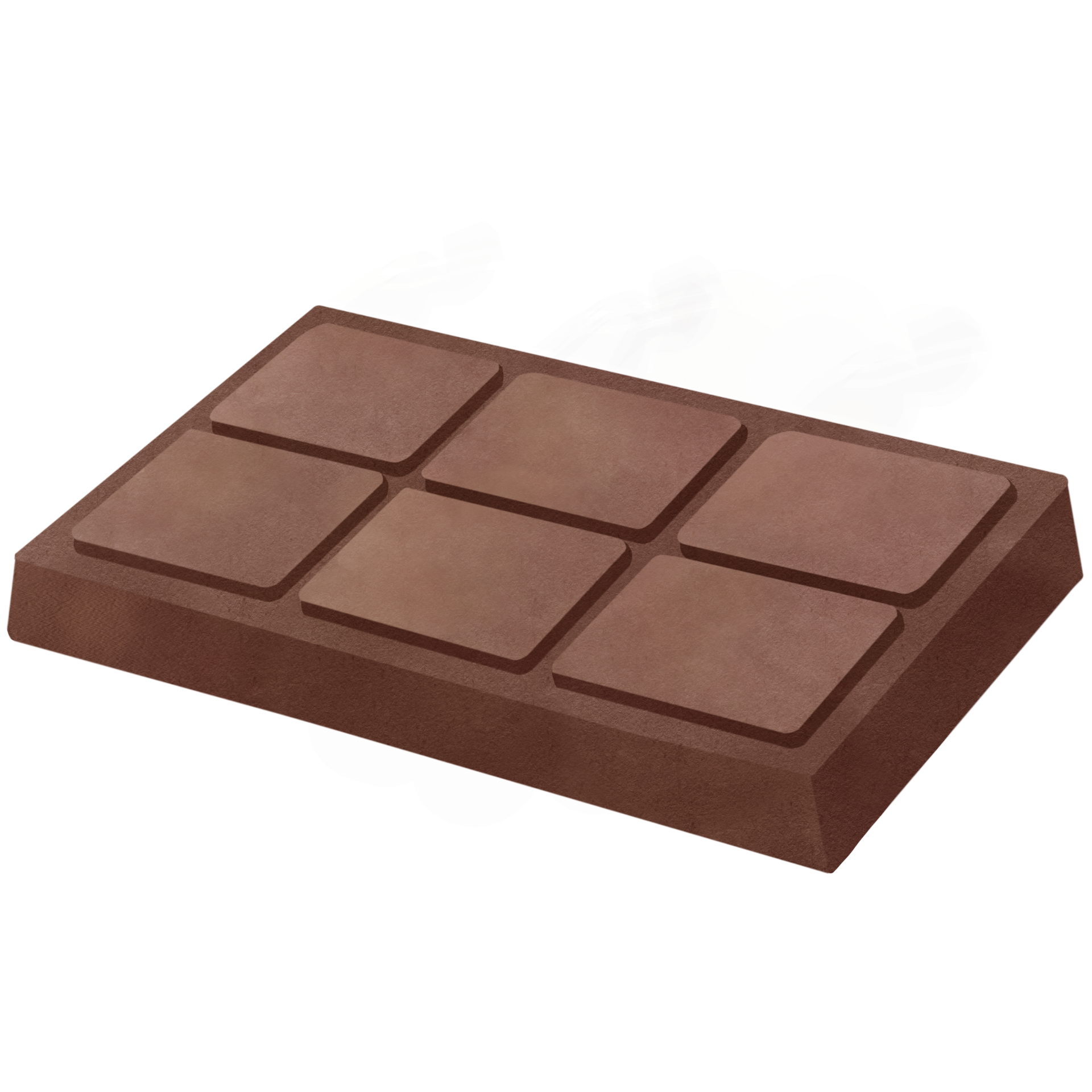 dark chocolate bar watercolor clip art 36897192 PNG