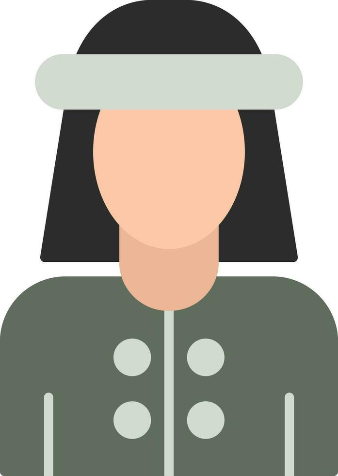 Islamic Man Flat Icon vector
