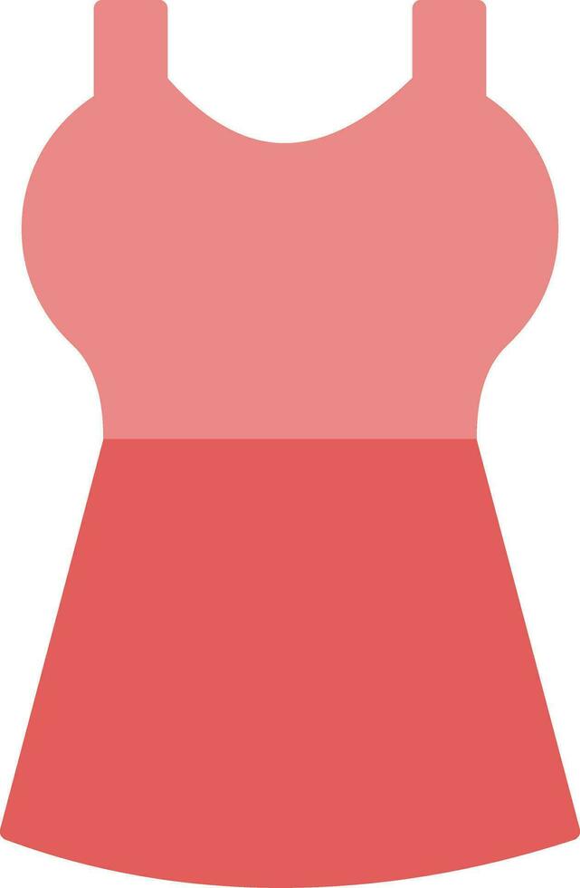Dress Flat Icon vector