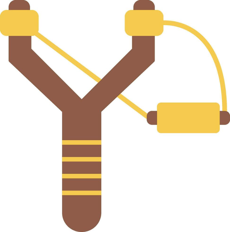Slingshot Flat Icon vector