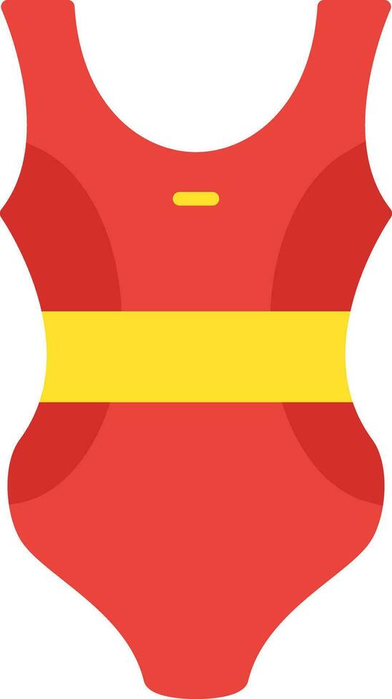 Swimsuit Flat Icon vector