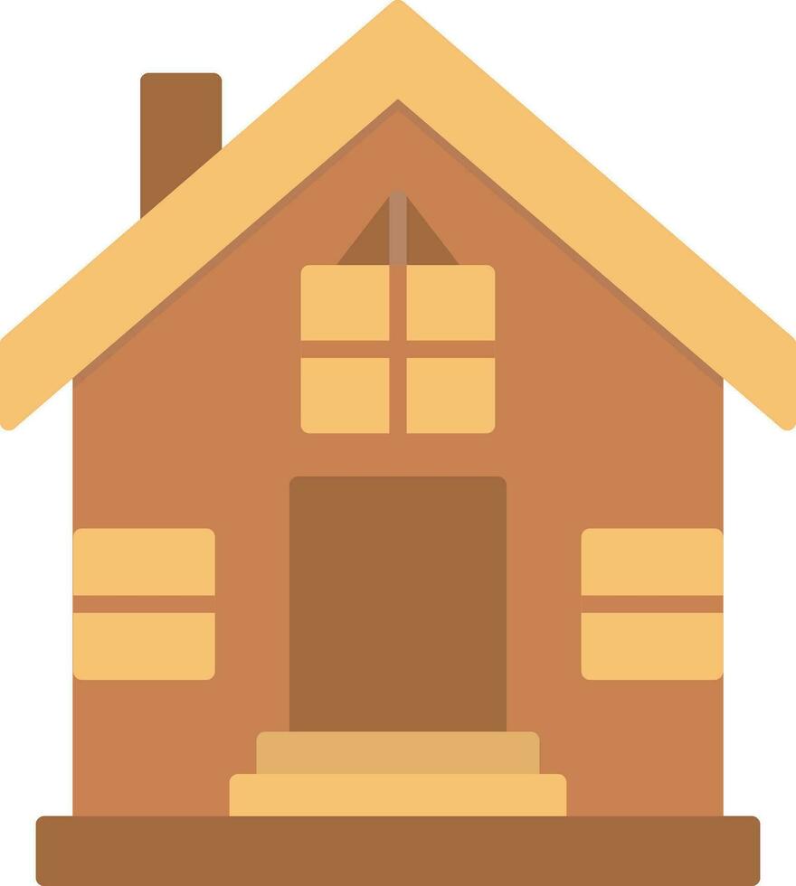 Hut Flat Icon vector