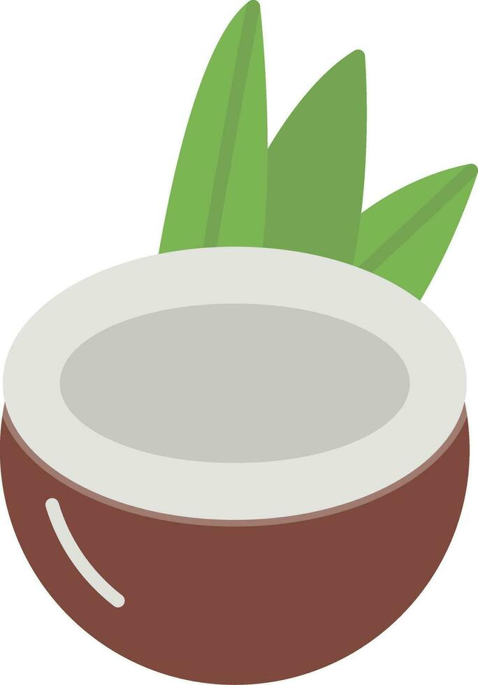 Coconut Flat Icon vector