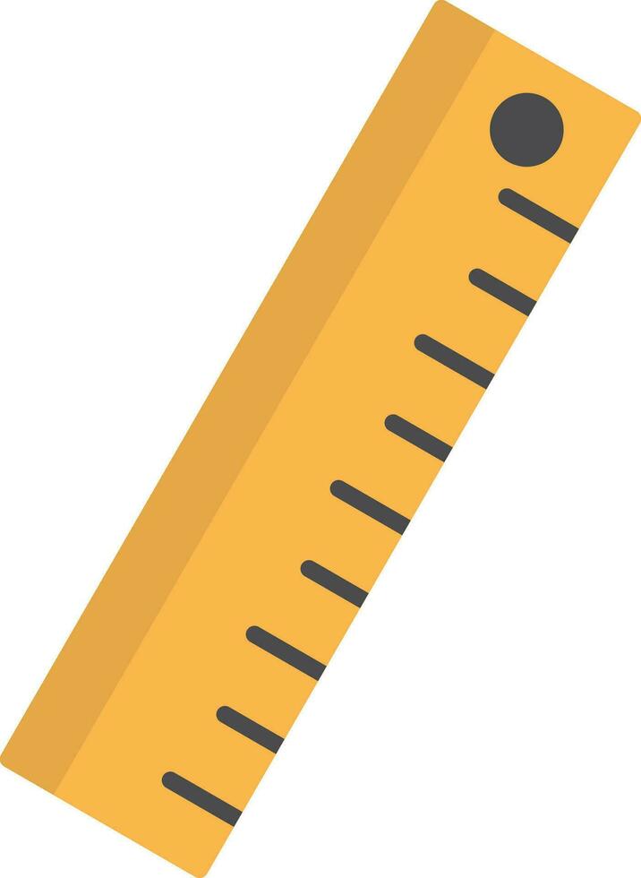 Ruler Flat Icon vector