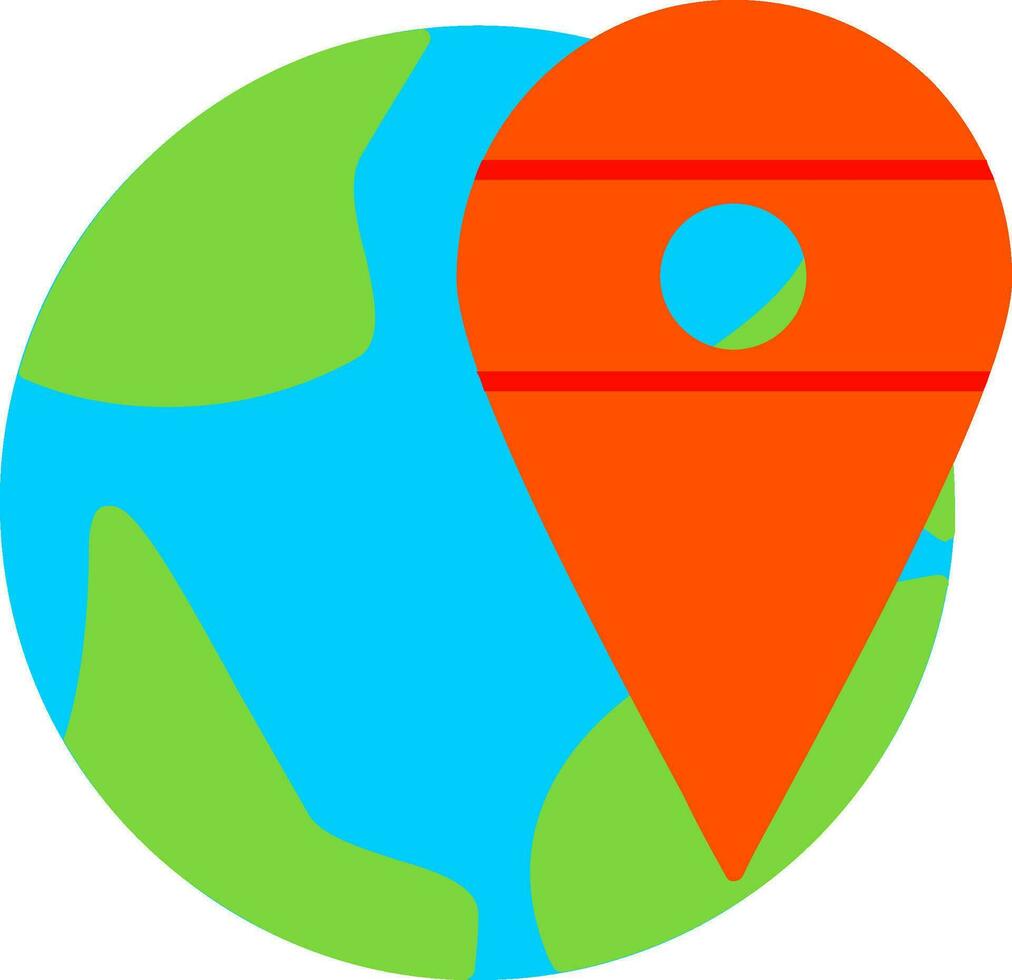 Location Flat Icon vector