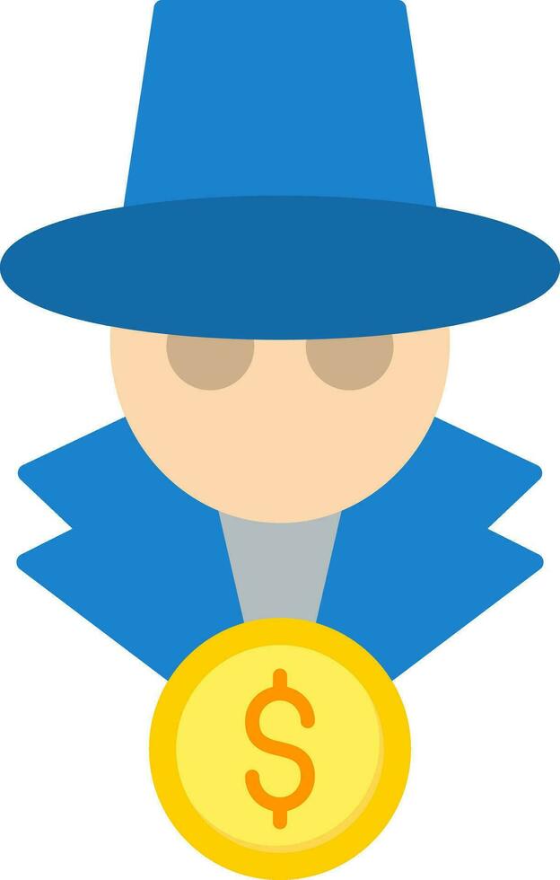 Fraud Flat Icon vector
