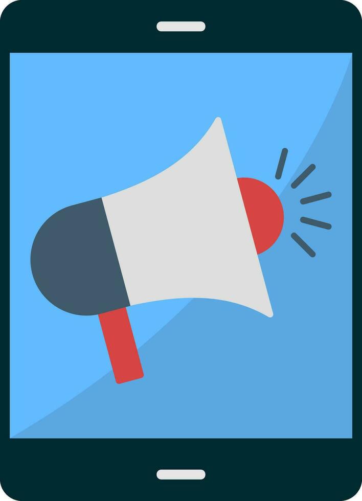 Digital Campaign Flat Icon vector