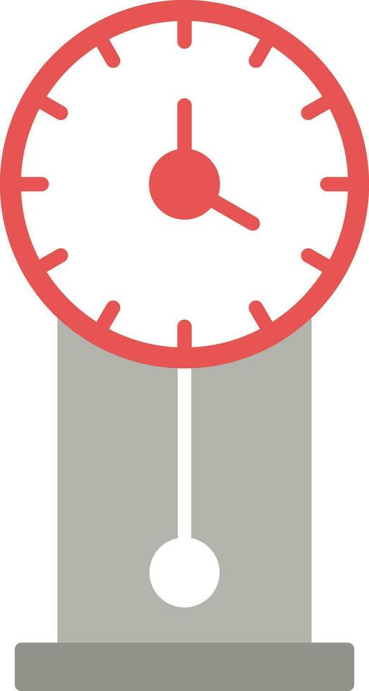 Vintage Clock Flat Icon vector