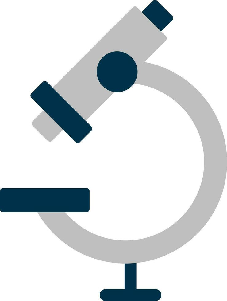 Microscope Flat Icon vector