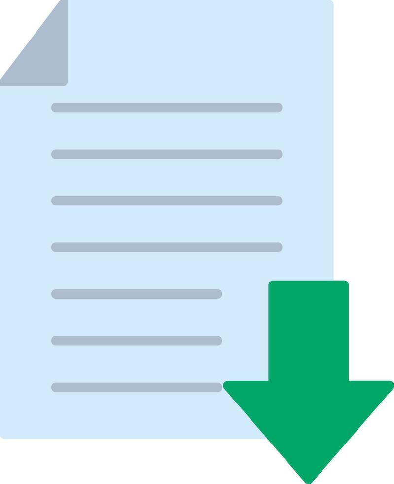 Export File Flat Icon vector