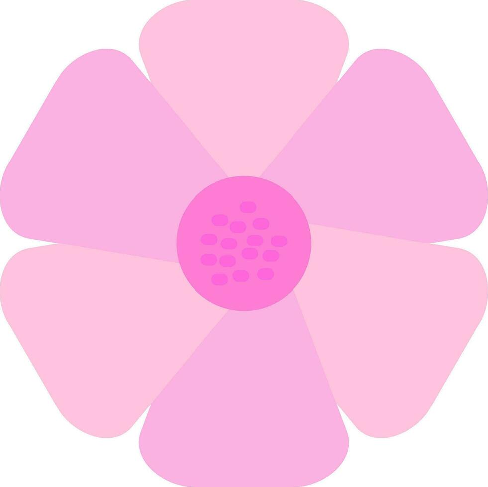 Hibiscus Flat Icon vector