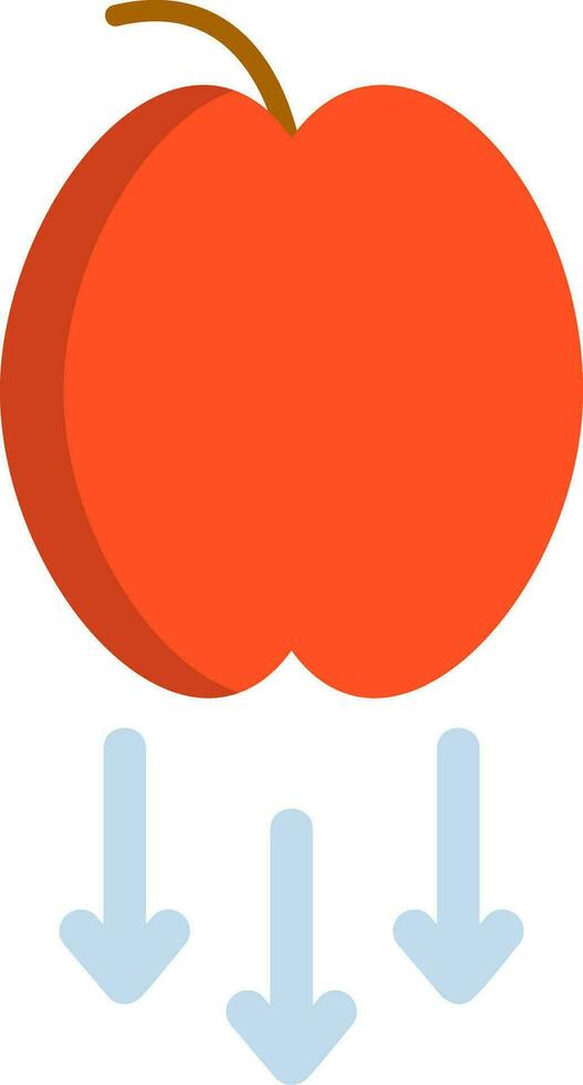 Gravity Flat Icon vector