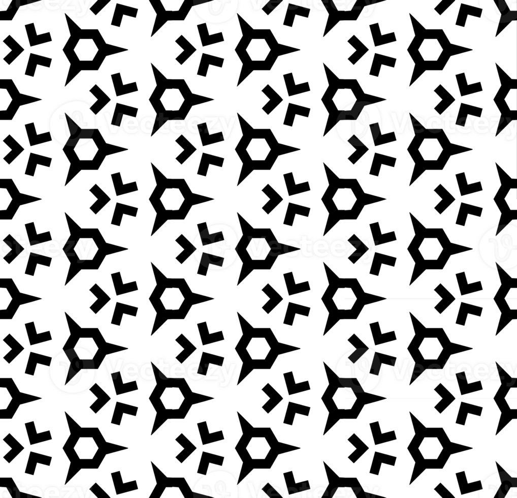 Black seamless abstract pattern. Overlay for background and backdrop. Ornamental design. PNG graphic illustration with transparent background.