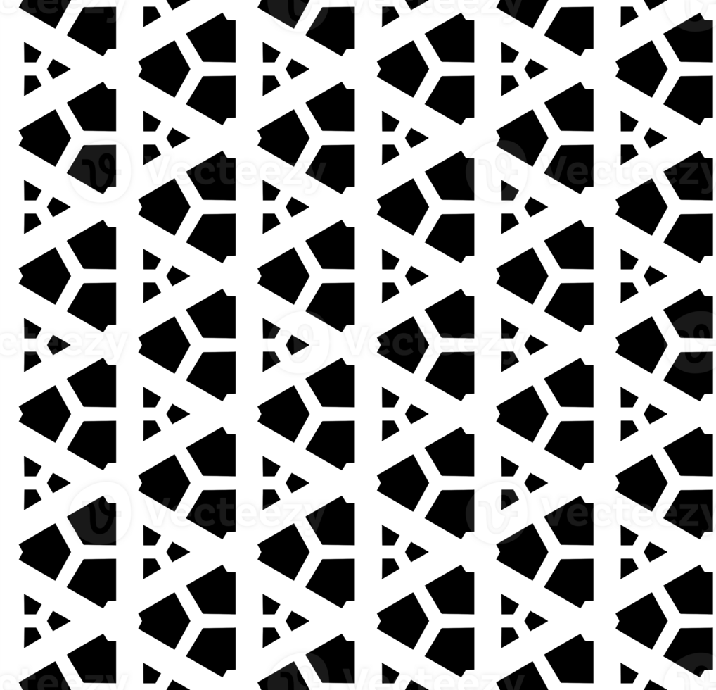 Black seamless abstract pattern. Overlay for background and backdrop. Ornamental design. PNG graphic illustration with transparent background.