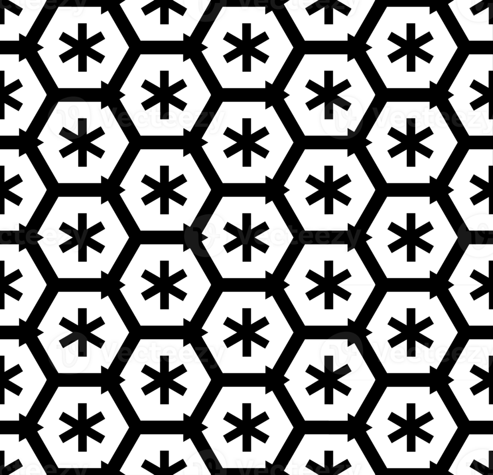 Black seamless abstract pattern. Overlay for background and backdrop. Ornamental design. PNG graphic illustration with transparent background.