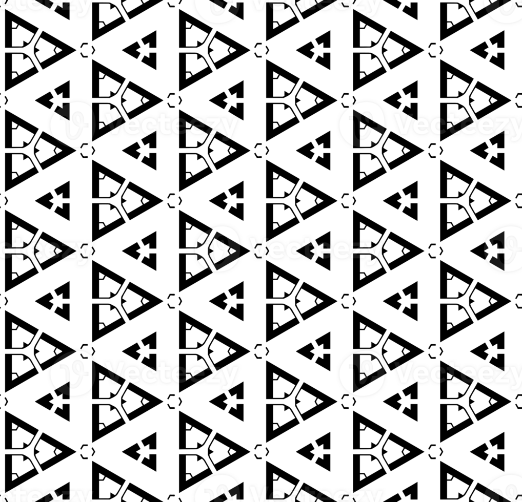 Black seamless abstract pattern. Overlay for background and backdrop. Ornamental design. PNG graphic illustration with transparent background.