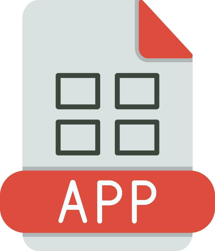 App Flat Icon vector