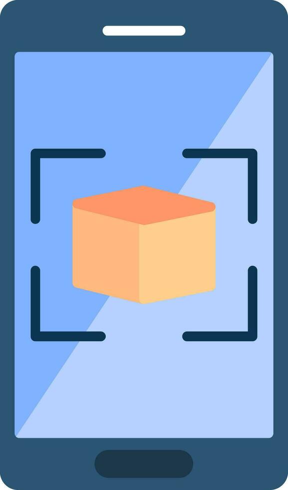 Augmented Reality Flat Icon vector
