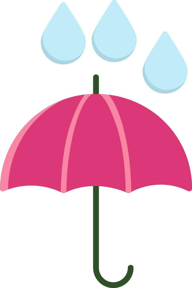 Umbrella Flat Icon vector