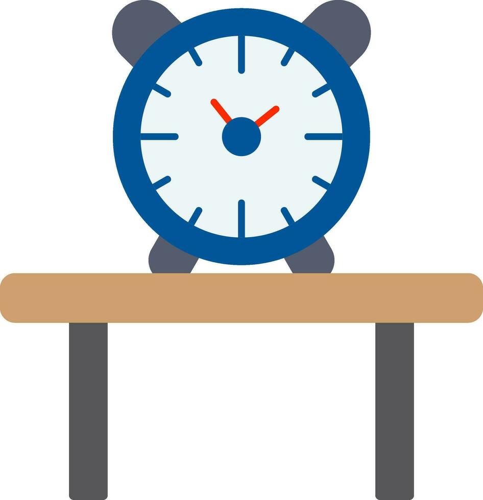 Table Watch Flat Icon vector