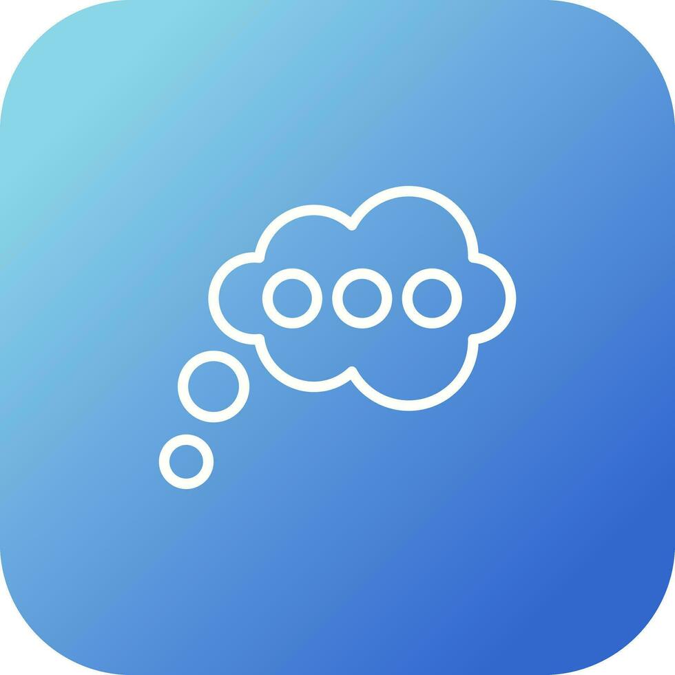 Thinking Vector Icon