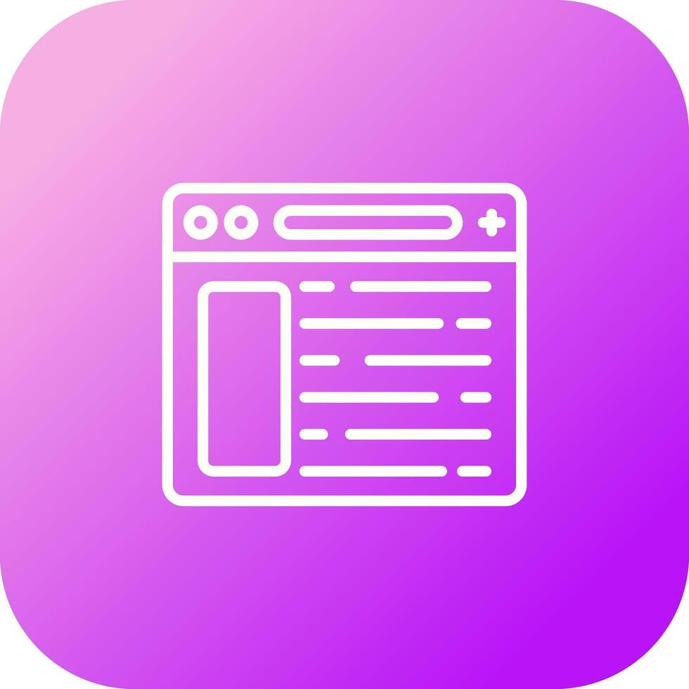 Browser Vector Icon