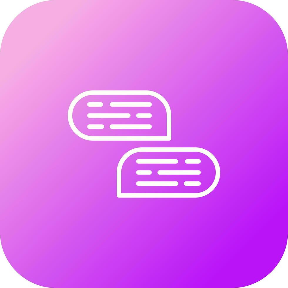 Speech Bubbles Vector Icon