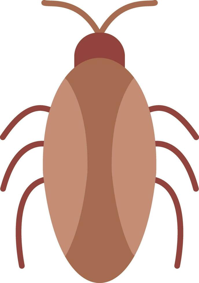 Cockroach Flat Icon vector