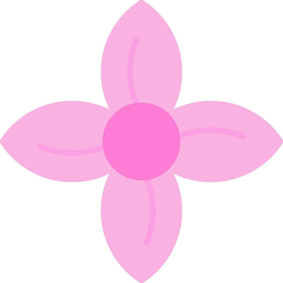 Clematis Flat Icon vector