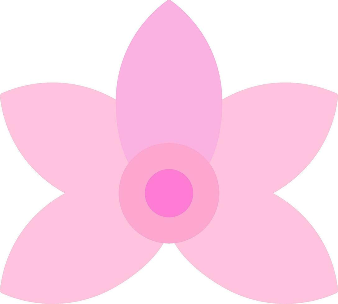Lily Flat Icon vector