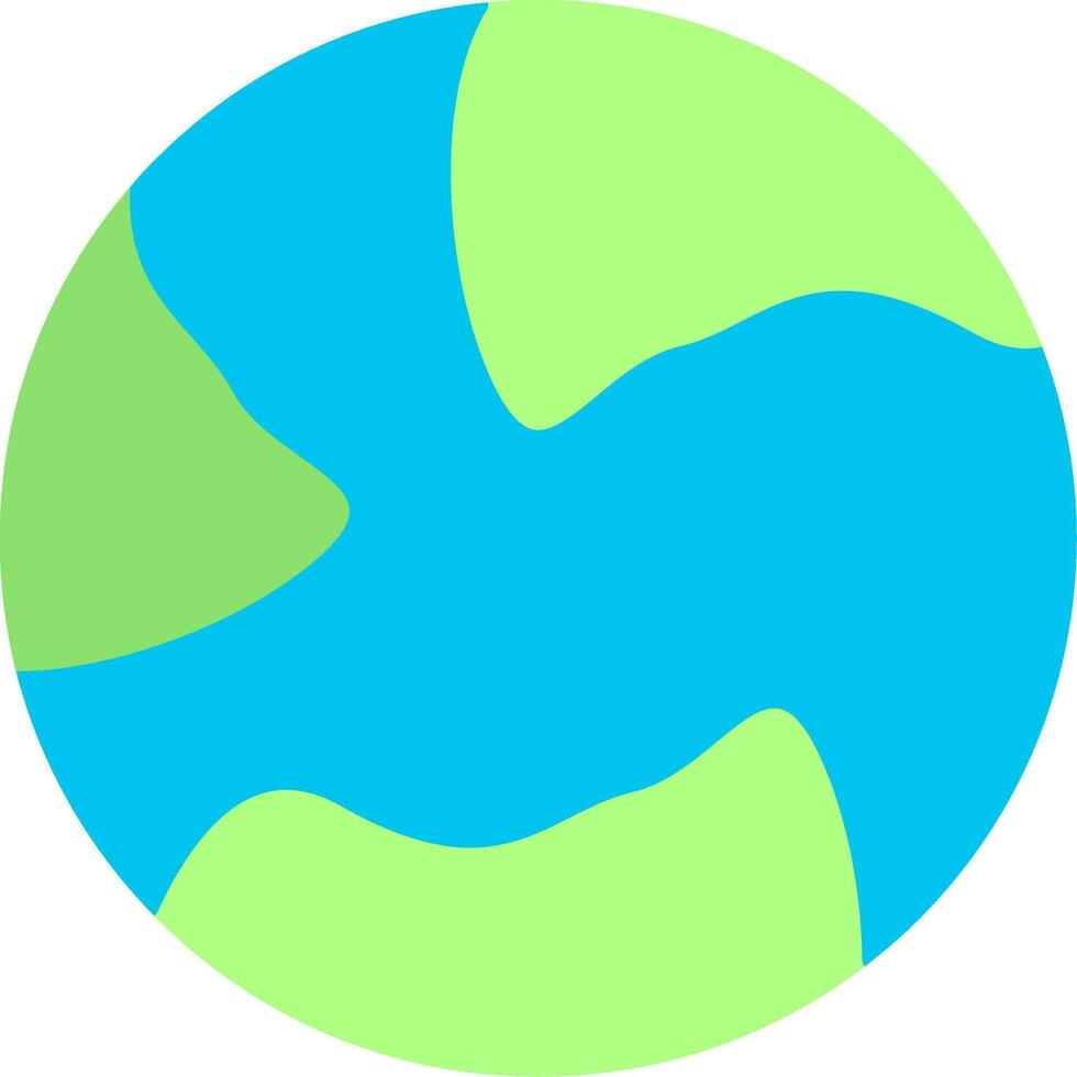 Earth Flat Icon vector