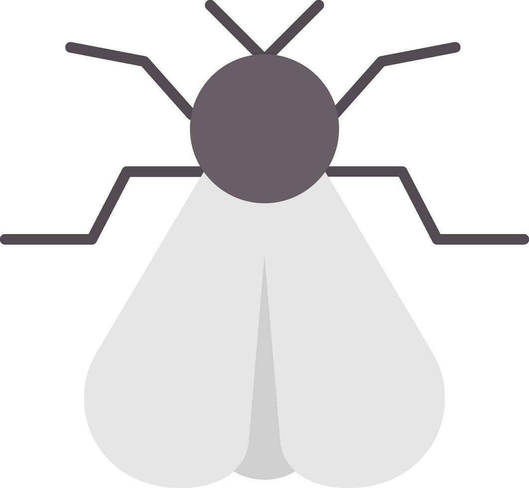 Moth Flat Icon vector