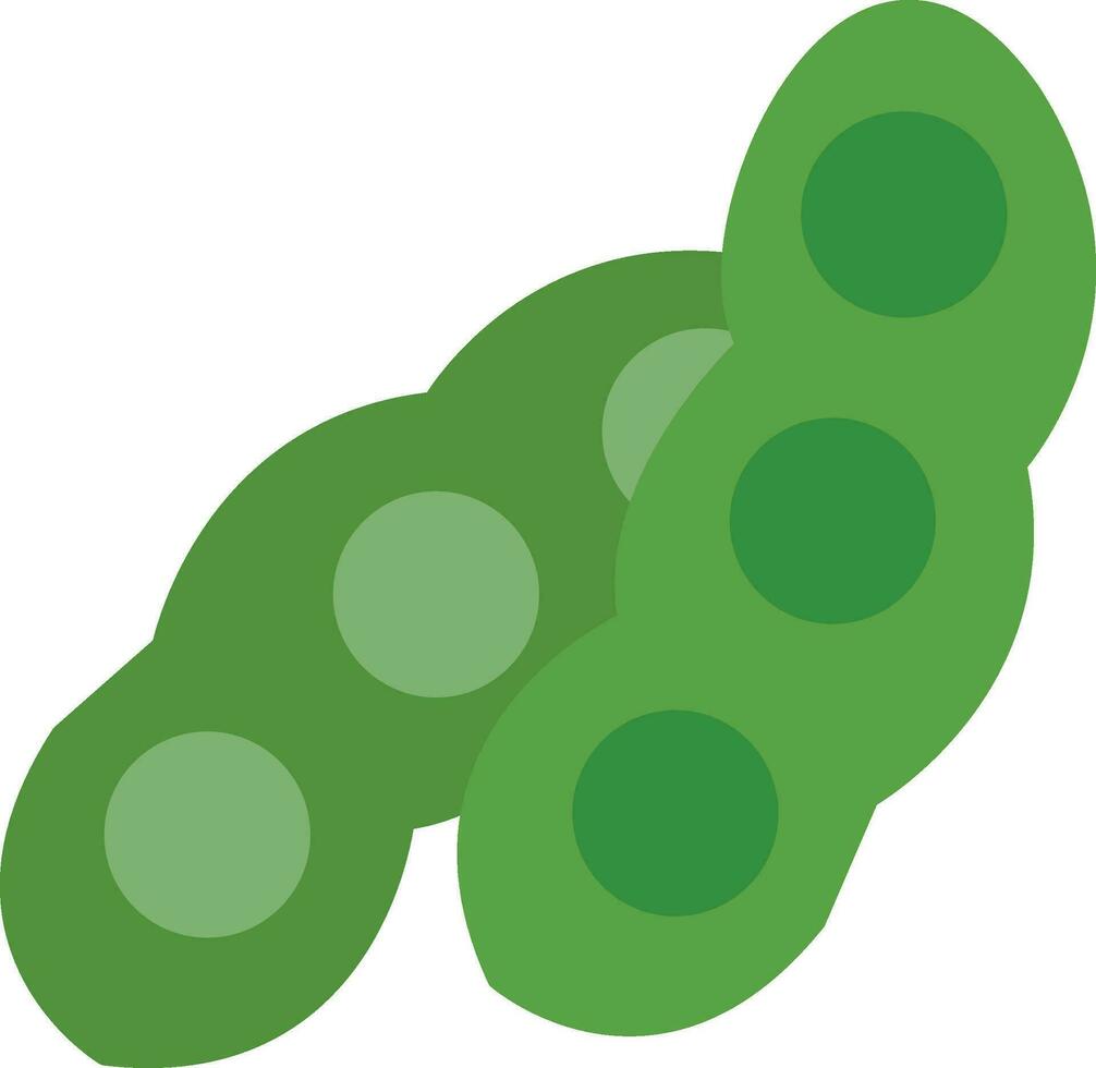 Soybean Flat Icon vector