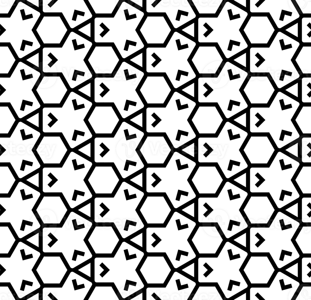 Black seamless abstract pattern. Overlay for background and backdrop. Ornamental design. PNG graphic illustration with transparent background.